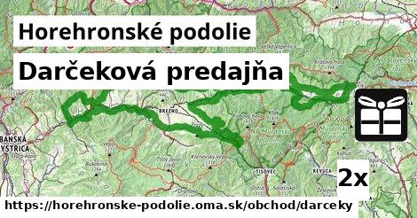 Darčeková predajňa, Horehronské podolie