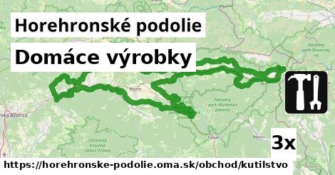 Domáce výrobky, Horehronské podolie