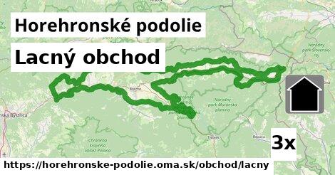 Lacný obchod, Horehronské podolie