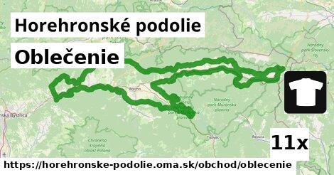 Oblečenie, Horehronské podolie