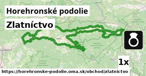 Zlatníctvo, Horehronské podolie