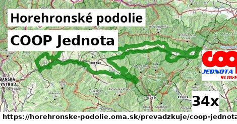 COOP Jednota, Horehronské podolie