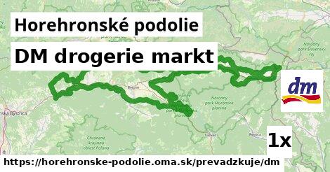 DM drogerie markt, Horehronské podolie