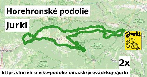 Jurki, Horehronské podolie