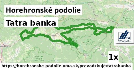 Tatra banka, Horehronské podolie