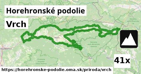 Vrch, Horehronské podolie