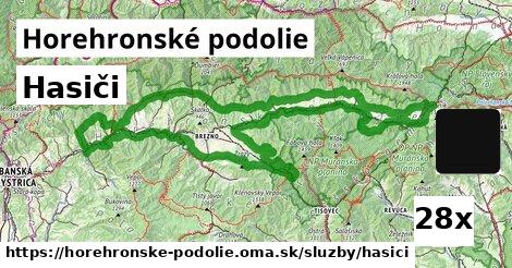 Hasiči, Horehronské podolie