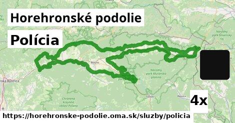 Polícia, Horehronské podolie