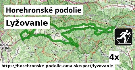 Lyžovanie, Horehronské podolie