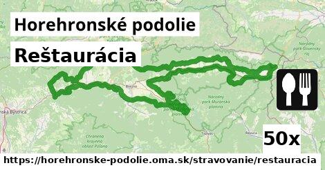 Reštaurácia, Horehronské podolie