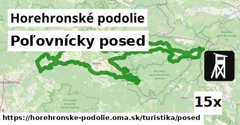 Poľovnícky posed, Horehronské podolie