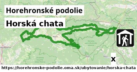 Horská chata, Horehronské podolie