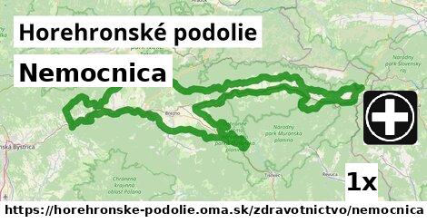 Nemocnica, Horehronské podolie