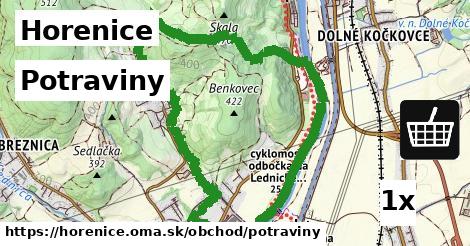 Potraviny, Horenice