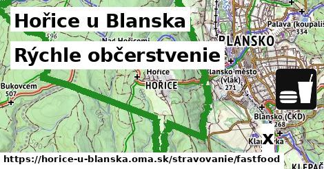 Všetky body v Hořice u Blanska