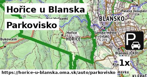 Parkovisko, Hořice u Blanska