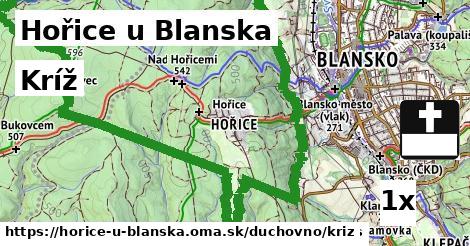 Kríž, Hořice u Blanska