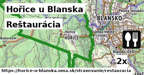 reštaurácia v Hořice u Blanska