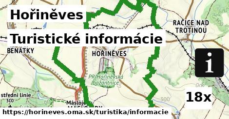 Turistické informácie, Hořiněves