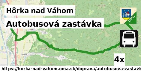 Autobusová zastávka, Hôrka nad Váhom