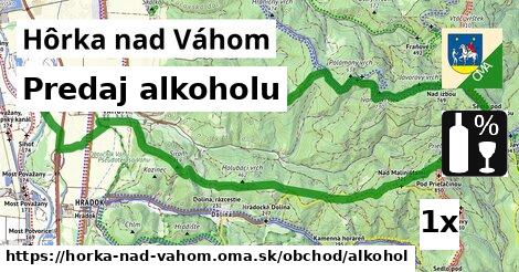 predaj alkoholu v Hôrka nad Váhom