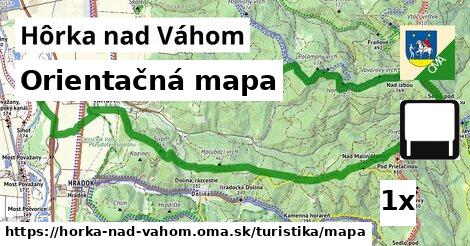 Orientačná mapa, Hôrka nad Váhom