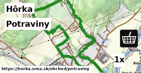 Potraviny, Hôrka