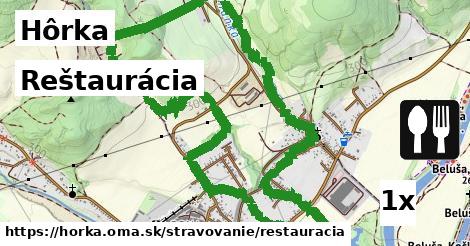 reštaurácia v Hôrka