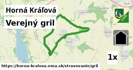 Verejný gril, Horná Kráľová