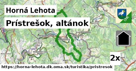 Prístrešok, altánok, Horná Lehota, Oravský Podzámok