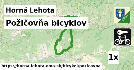 Požičovňa bicyklov, Horná Lehota