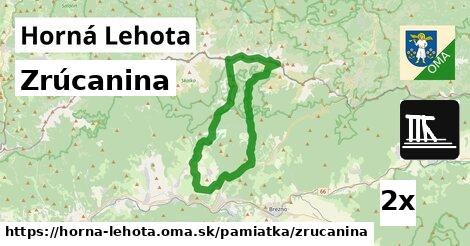 Zrúcanina, Horná Lehota