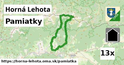 pamiatky v Horná Lehota