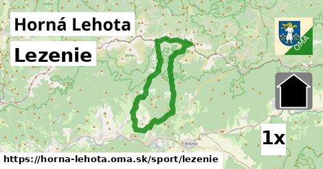 lezenie v Horná Lehota