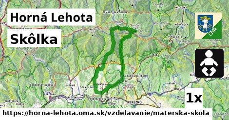 skôlka v Horná Lehota