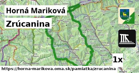 Zrúcanina, Horná Mariková
