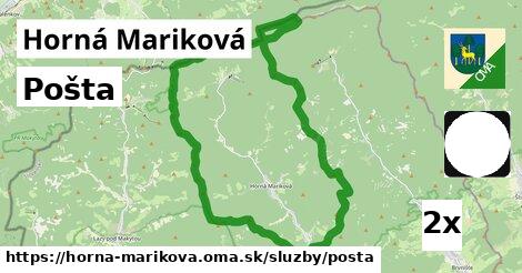 Pošta, Horná Mariková