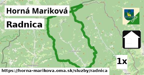 Radnica, Horná Mariková