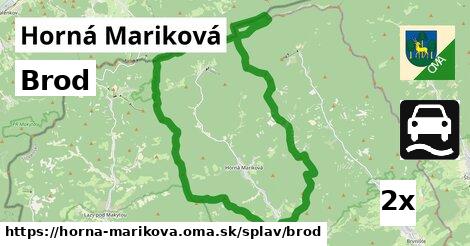 brod v Horná Mariková