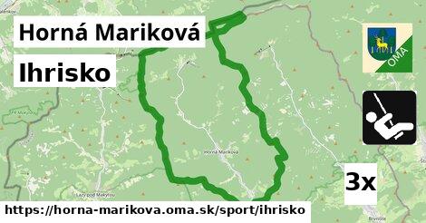 ihrisko v Horná Mariková