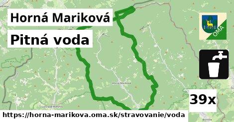 pitná voda v Horná Mariková