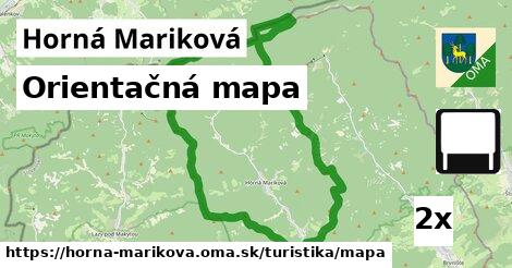 Orientačná mapa, Horná Mariková
