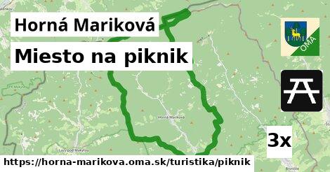 Miesto na piknik, Horná Mariková