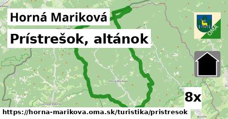 Prístrešok, altánok, Horná Mariková