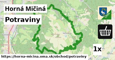 Potraviny, Horná Mičiná