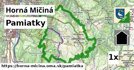 pamiatky v Horná Mičiná