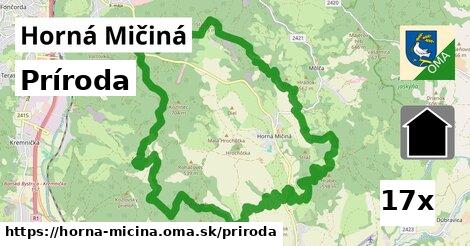 príroda v Horná Mičiná