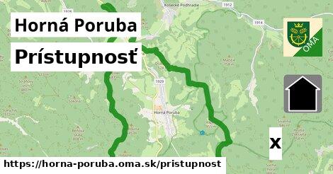 prístupnosť v Horná Poruba