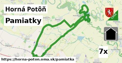 pamiatky v Horná Potôň