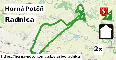 Radnica, Horná Potôň